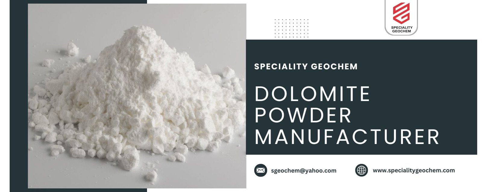 Dolomite Powder Manufacturer in India - Speciality Geochem