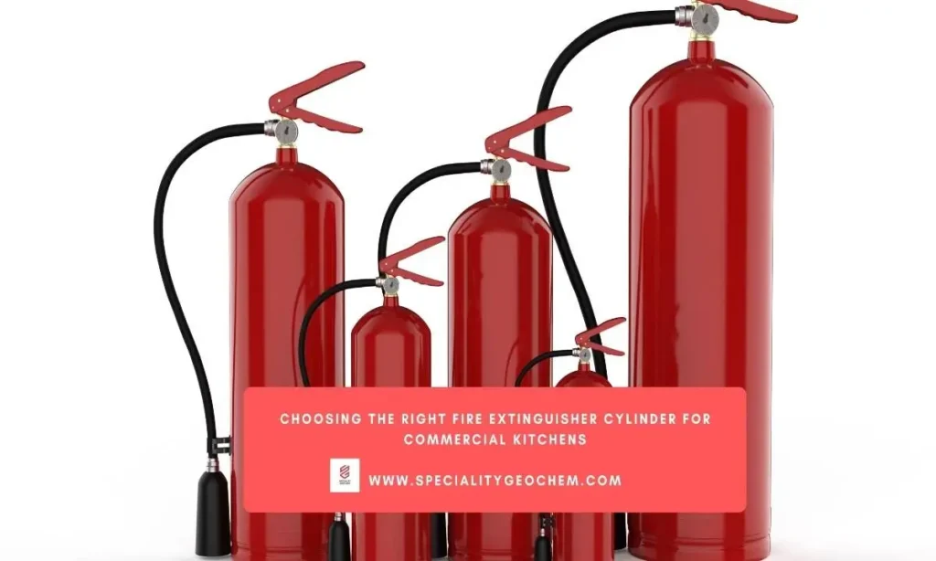 fire extinguisher cylinder for commercial kitchen