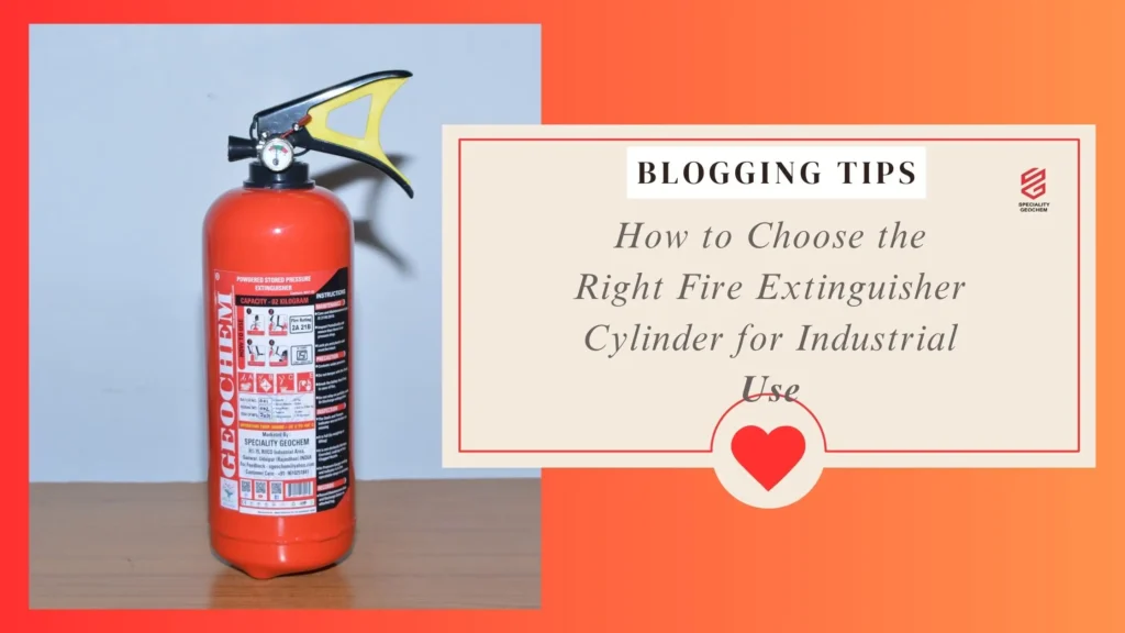 Fire Extinguisher Cylinder for Industrial Use