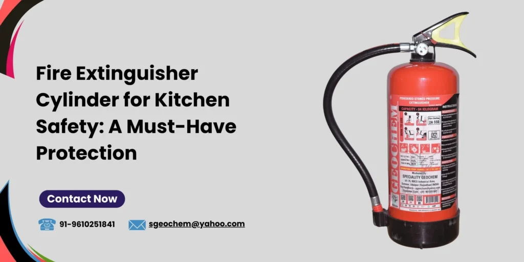 Fire Extinguisher Cylinder for Kitchen Safety A Must-Have Protection