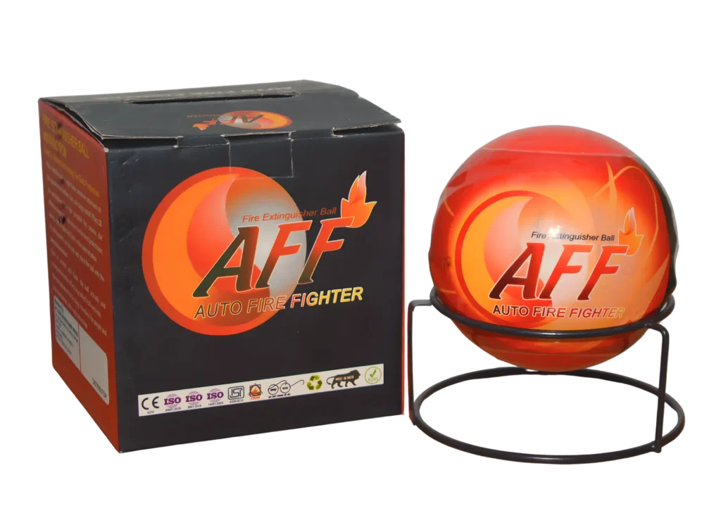 AFF Auto Fire Fighter fire extinguisher ball with product box