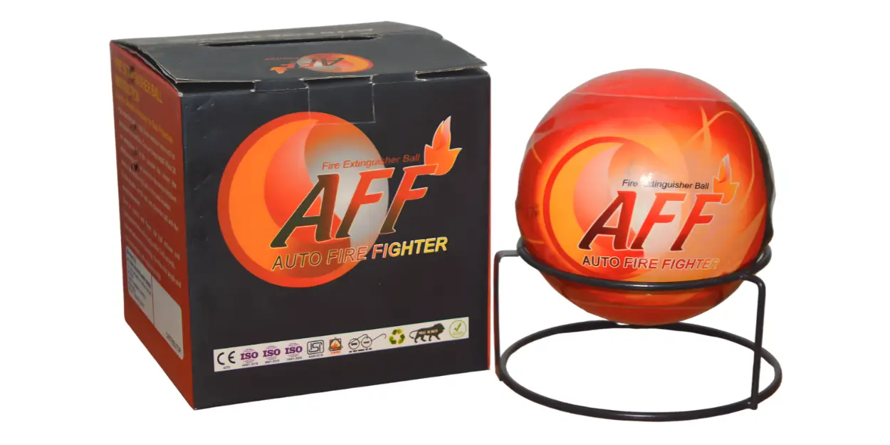 Fire extinguisher ball by fire extinguisher supplier in India automatic fire safety solution for homes warehouses offices