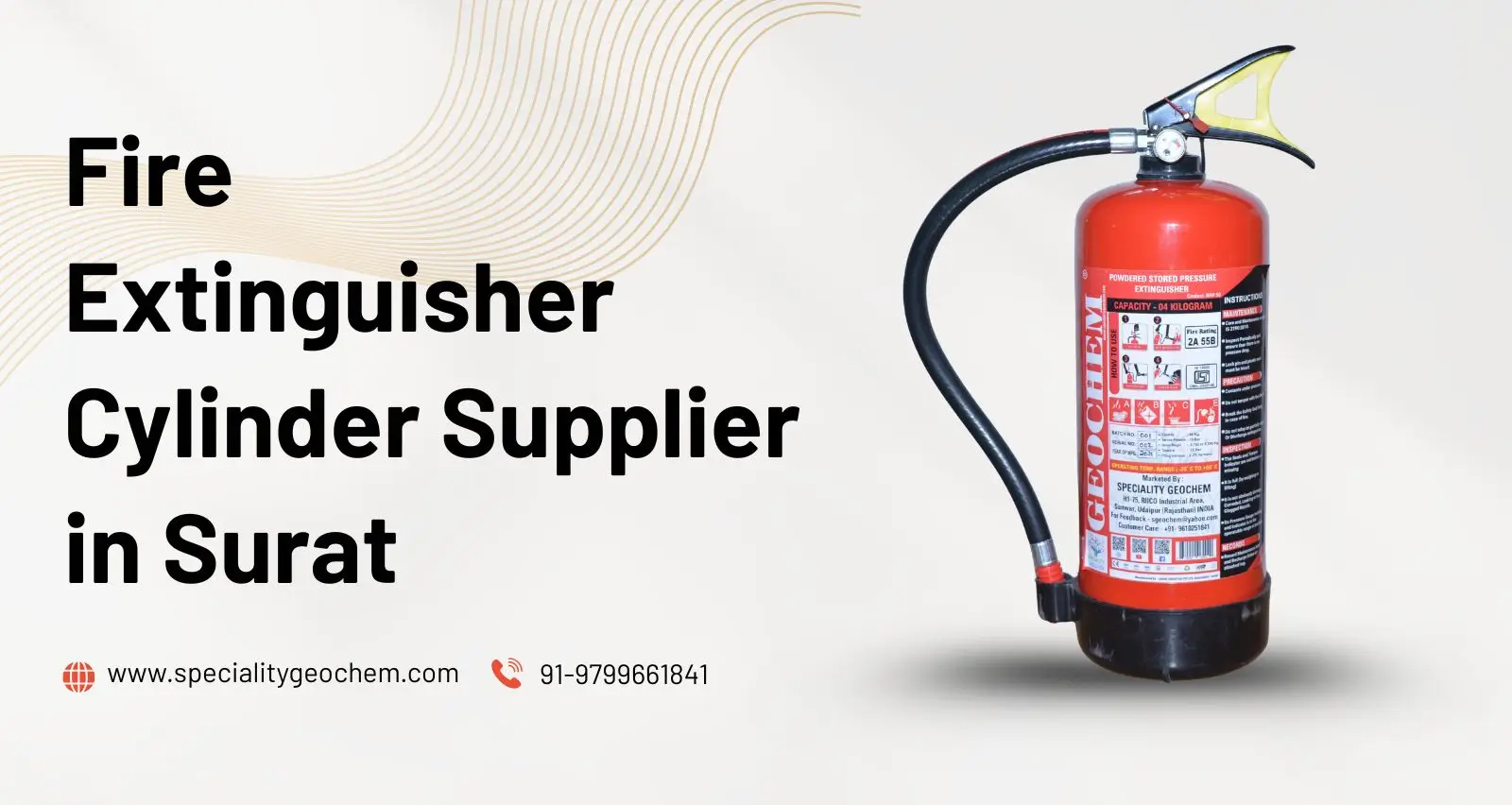 Fire Extinguisher Cylinder Supplier in Surat