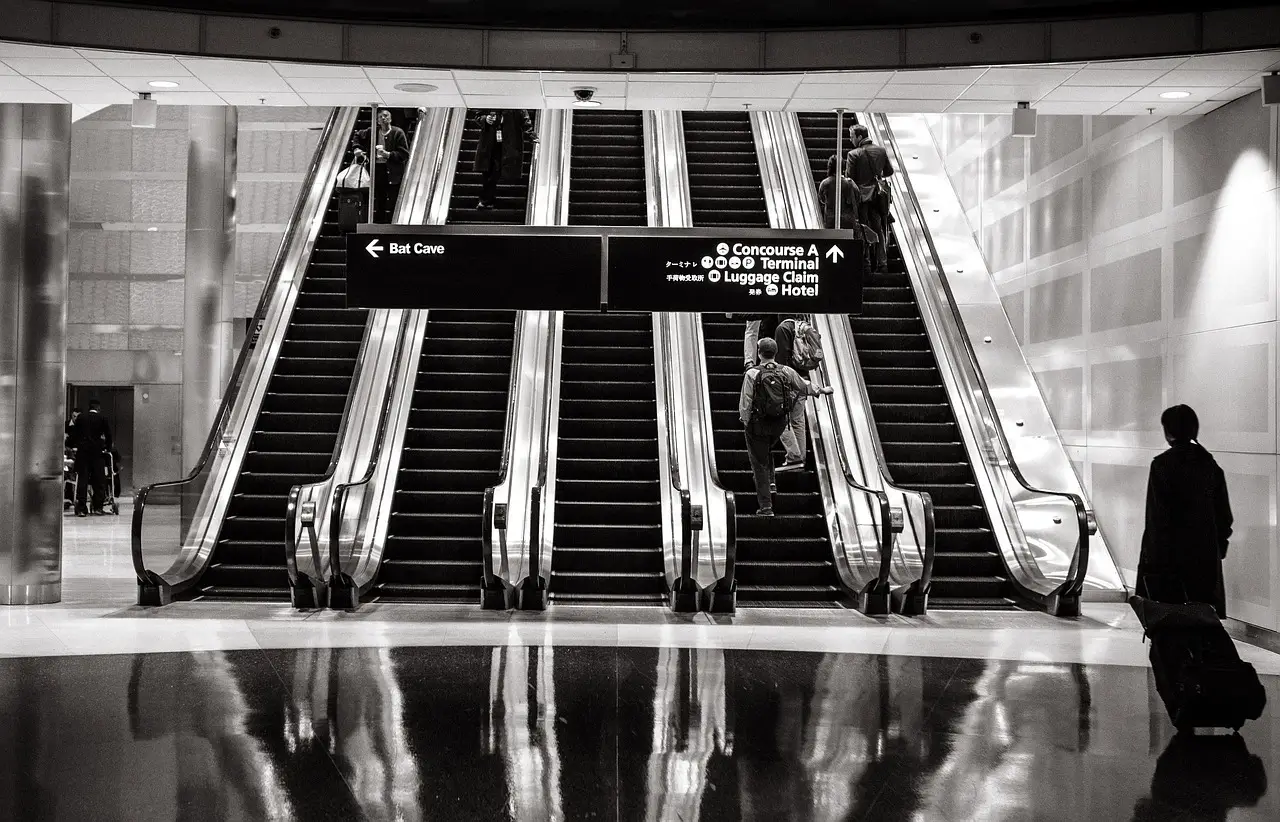 Shopping malls and hotels