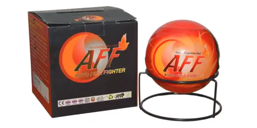 automatic fire extinguisher ball manufactured by fire safety equipment manufacturer in India