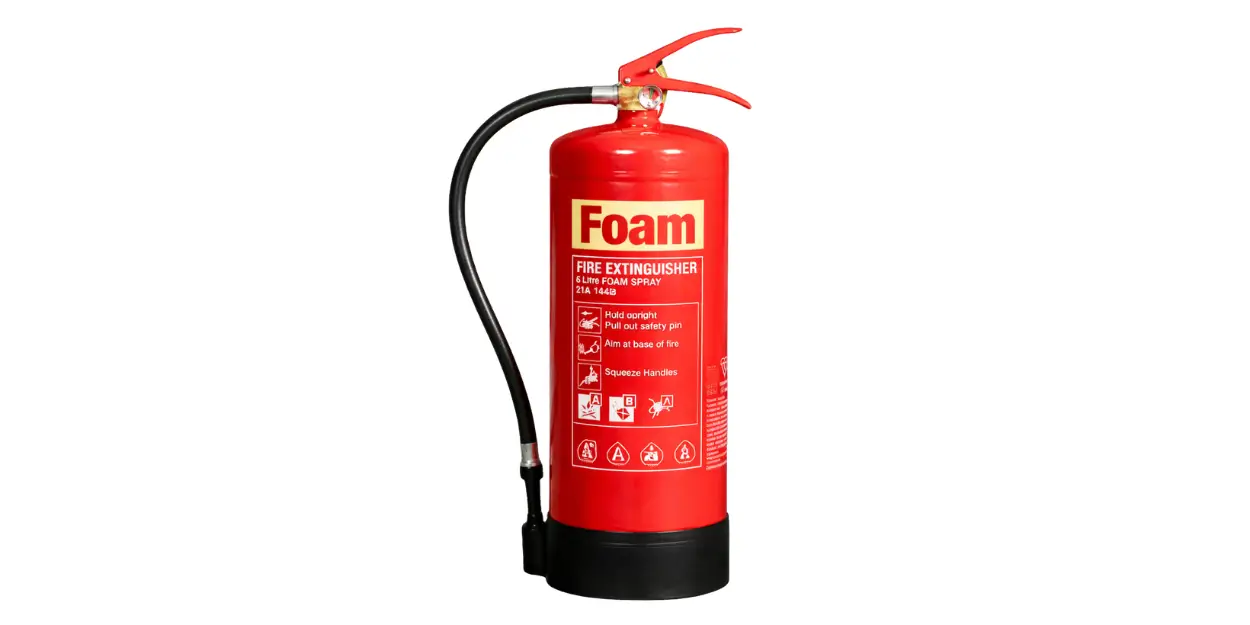 AFFF foam fire extinguisher for home kitchen and flammable liquid fires