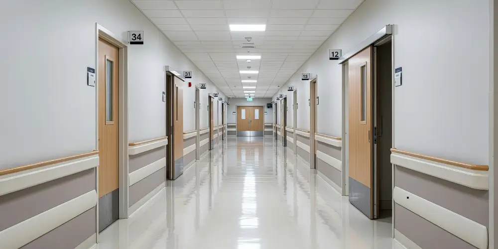 abc powder fire extinguisher for hospital use corridor ward India abc dry chemical fire extinguisher healthcare fire safety patient area protection